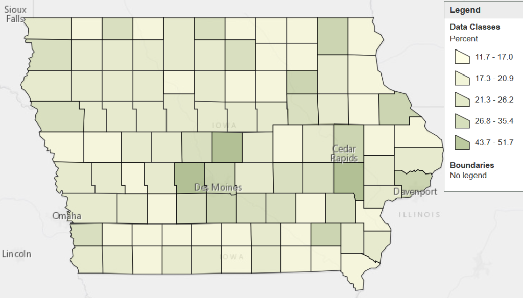 Eleven Maps That Explain Iowa