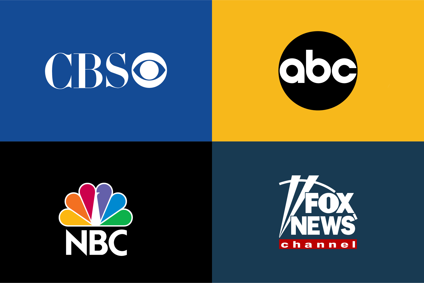 CBS ABC NBC Fox Media