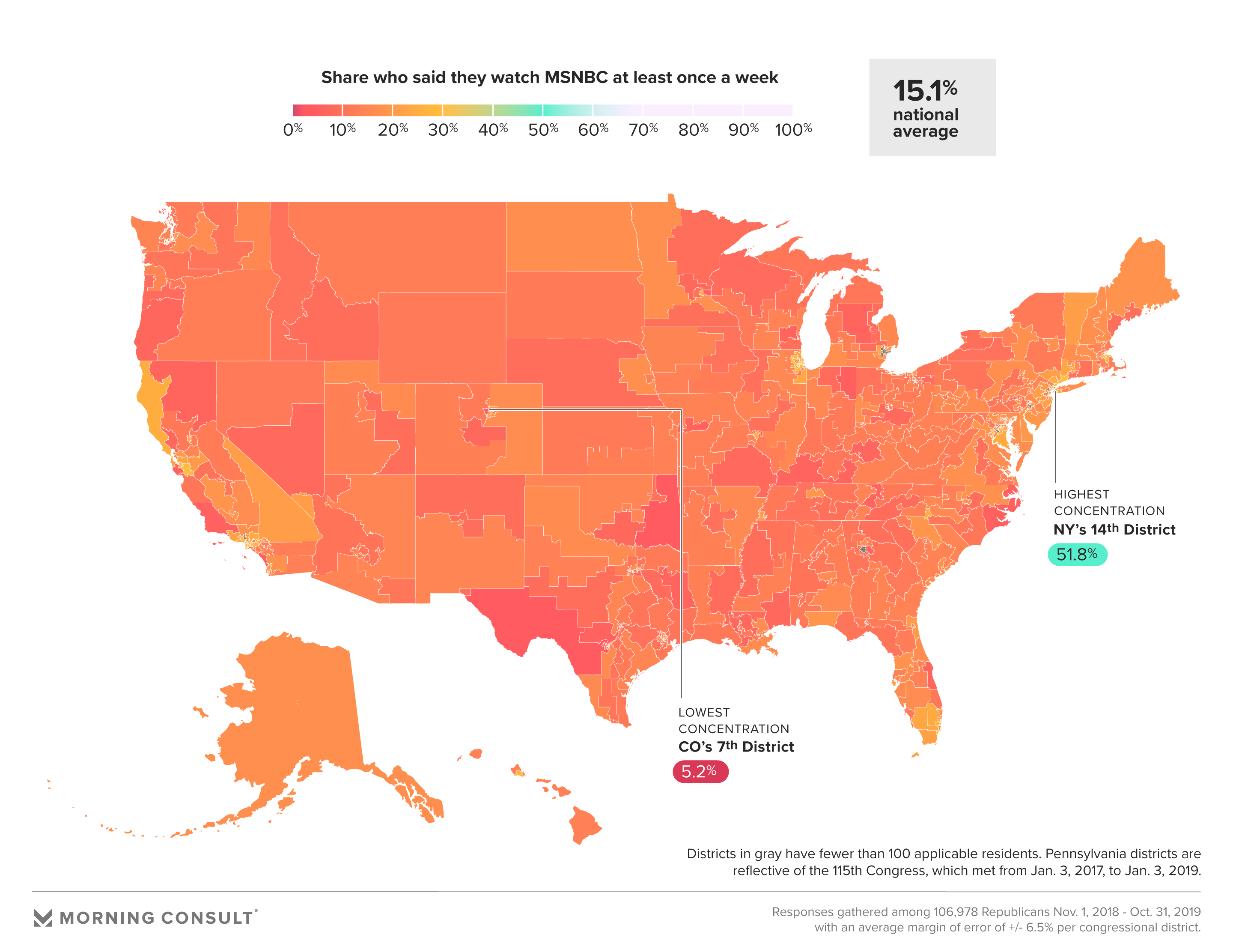 Fox News’ Upper Hand Next Year: The Country’s Eyeballs, Down to Districts