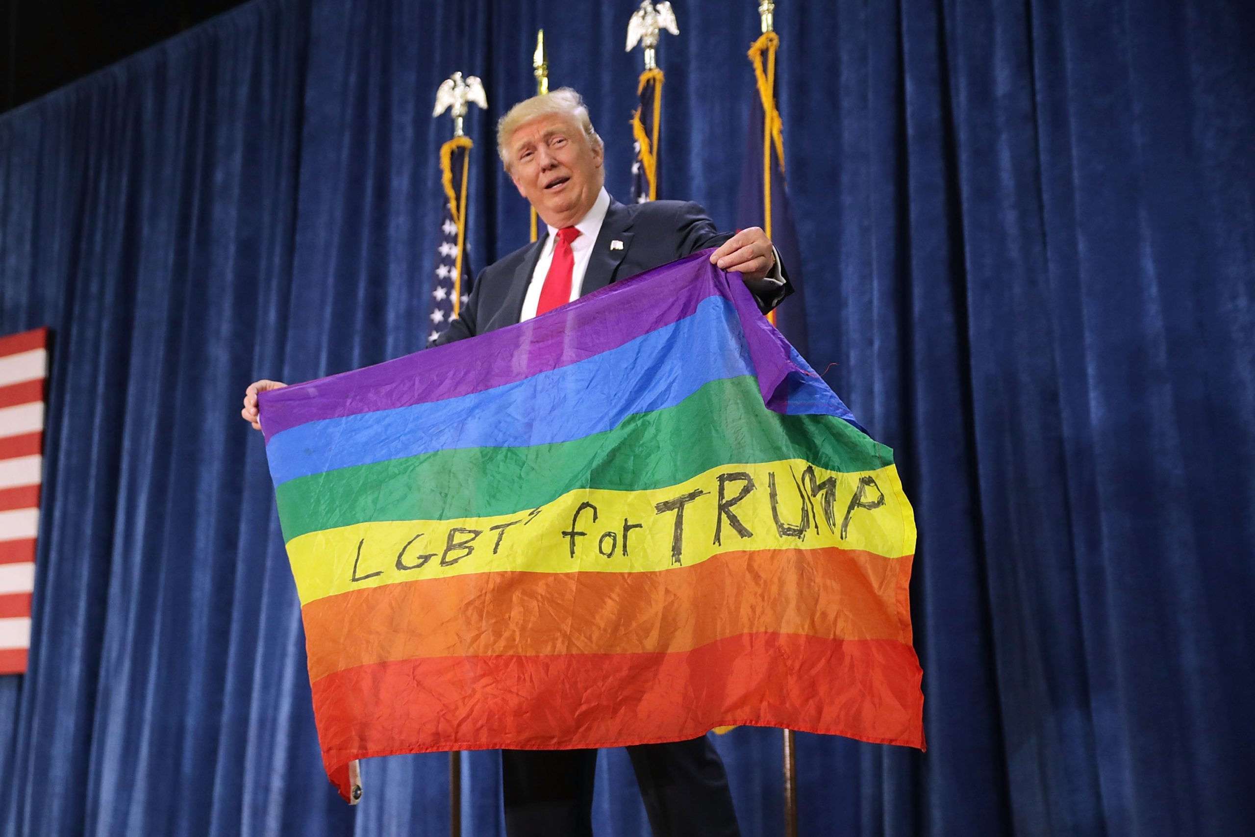 Biden Holds Large Lead Over Trump Among LGBTQ Voters as Pride Month Winds Down