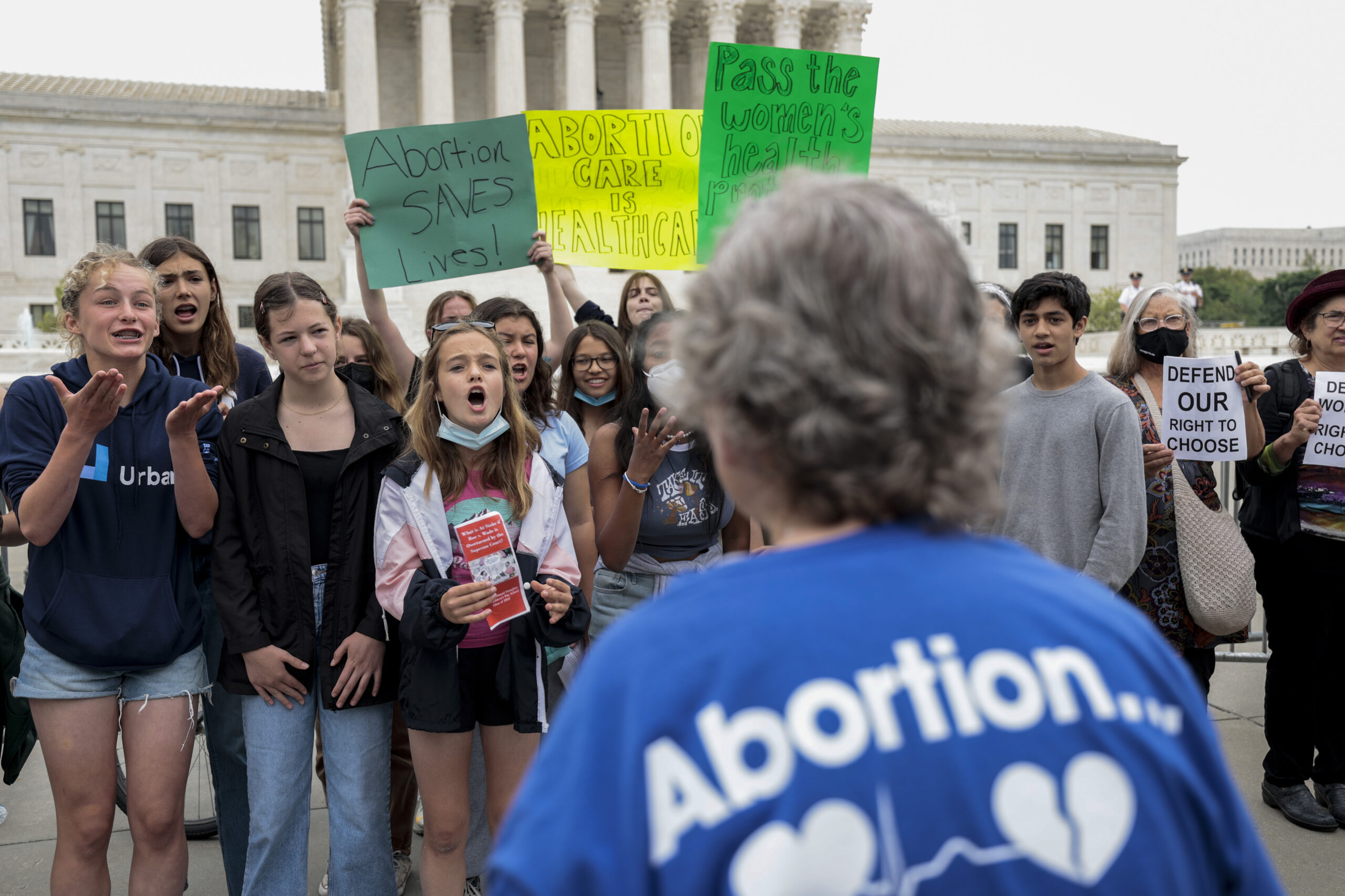 US Supreme Court abortion activists