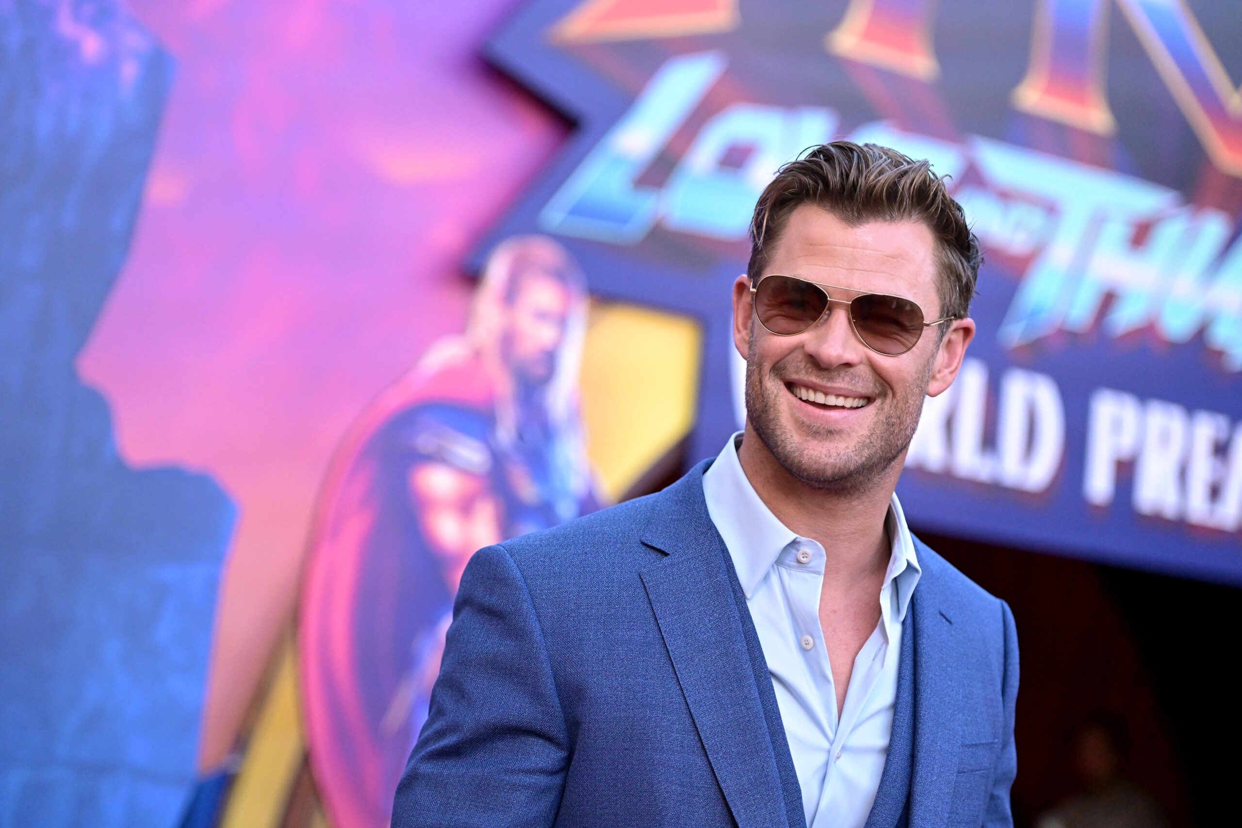 Photograph of Chris Hemsworth as an example of superhero movie fatigue