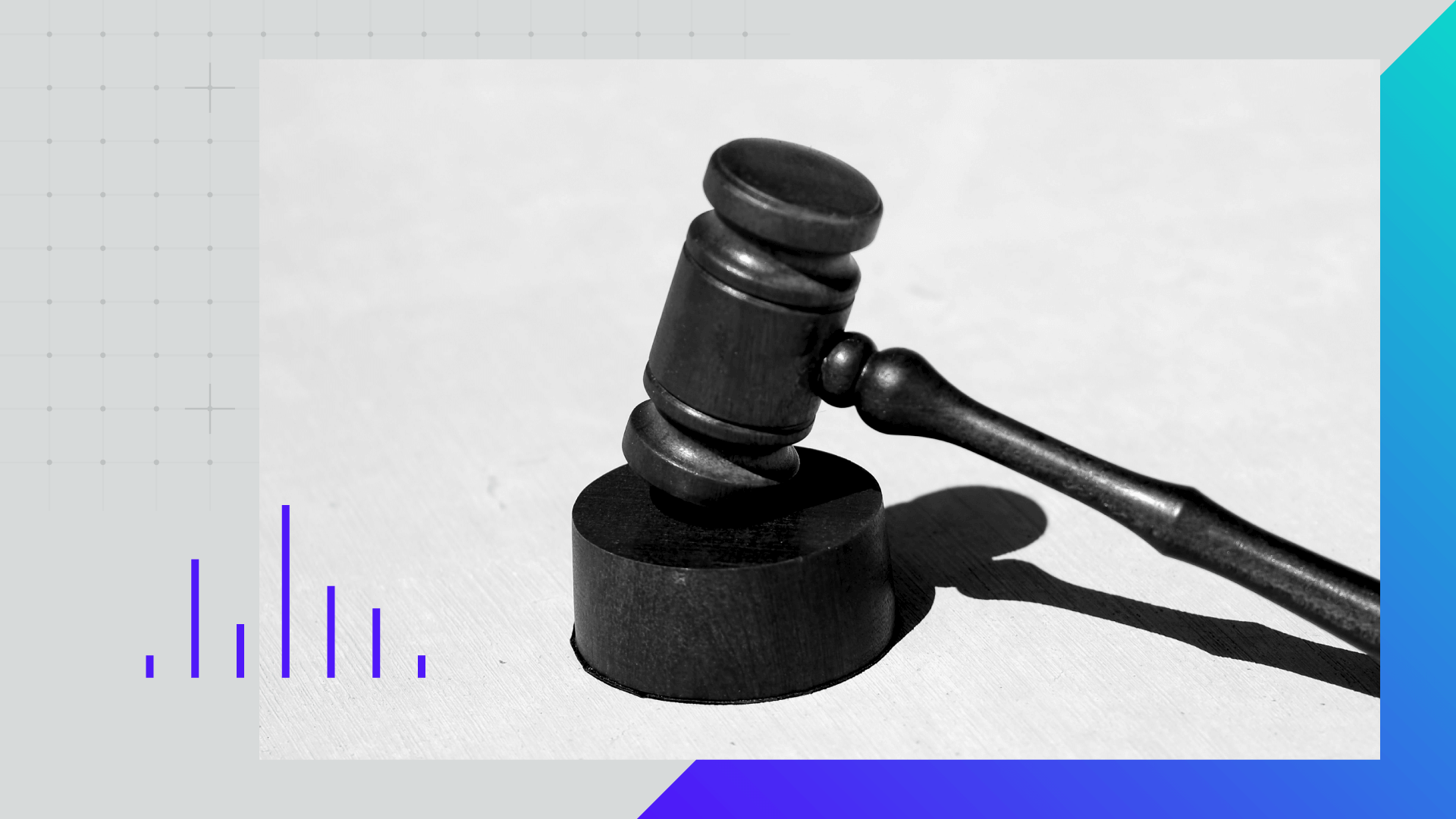 Graphic image of a gavel